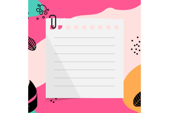 Download Paper Note on Abstract Floral Art - Premium Bundle