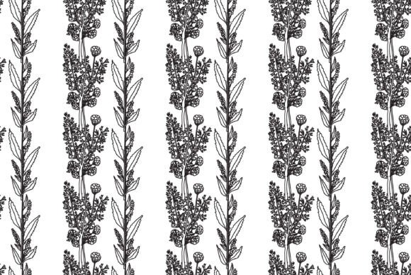 Download Black and White Botanical Plants Vector - Premium Resources