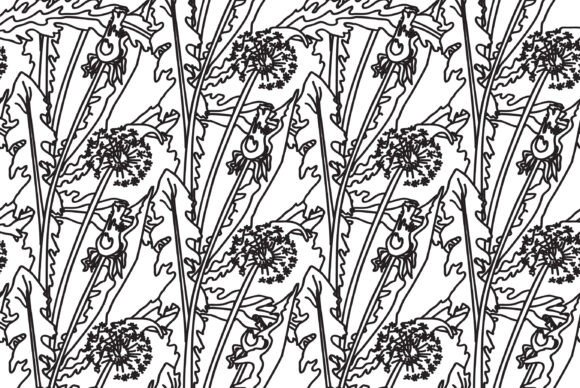 Download Black and White Botanical Abstract Vecto - Premium Resources