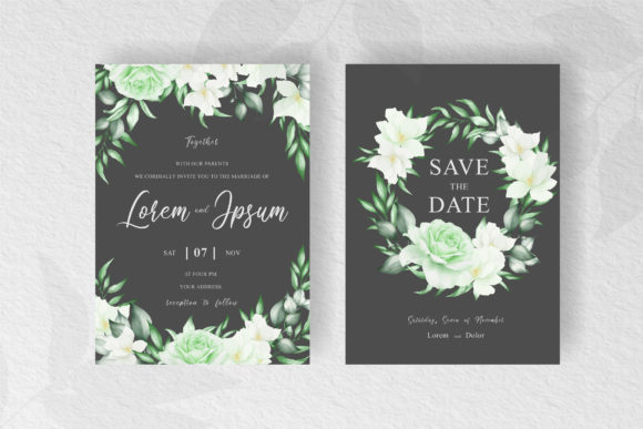 Download Elegant Floral Frame Wedding Invitation - Wedding Collection