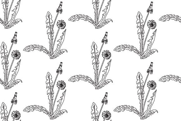 Download Black and White Botanical Abstract Vecto - Premium Resources
