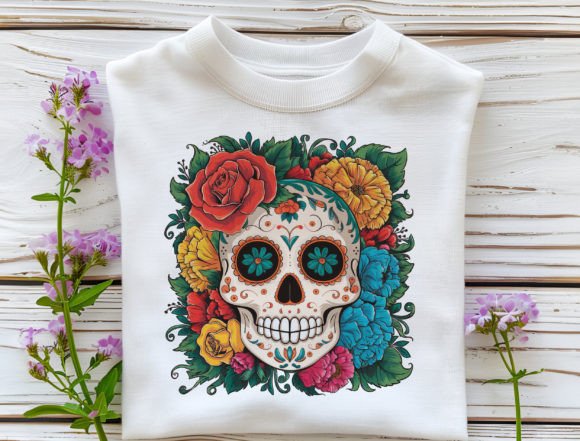 Download Sugar Skull Clipart, Floral Skull Png - Premium Resources