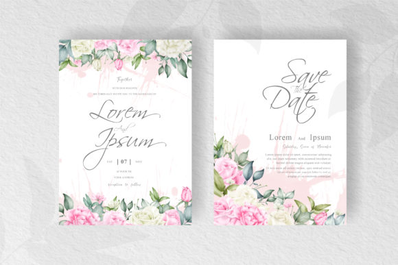Download Elegant Floral Frame Wedding Invitation - Wedding Collection